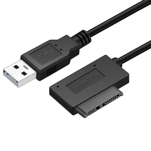 USB 2.0 To SATA Optical External Cable (7+6 Pin)